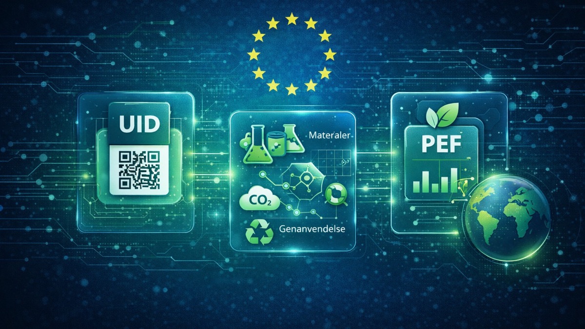 Struktureret dataoversigt i et Digitalt Produktpas