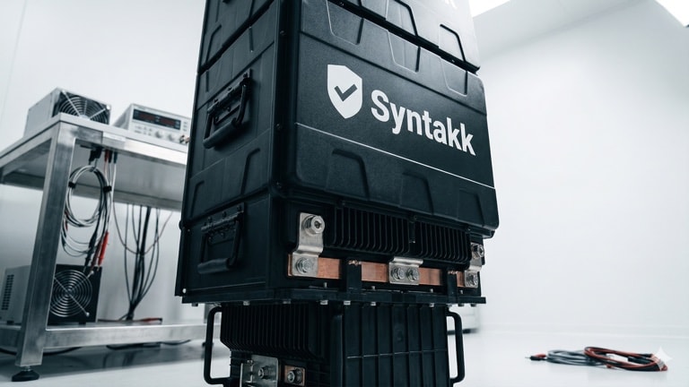 QR-kode på batteri med krav fra EU Battery Regulation